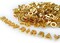 300+ PCS Large Alphabet Beads (9×12mm) – A–Z Golden Plastic Beads for Bracelets, Necklaces & DIY Crafts